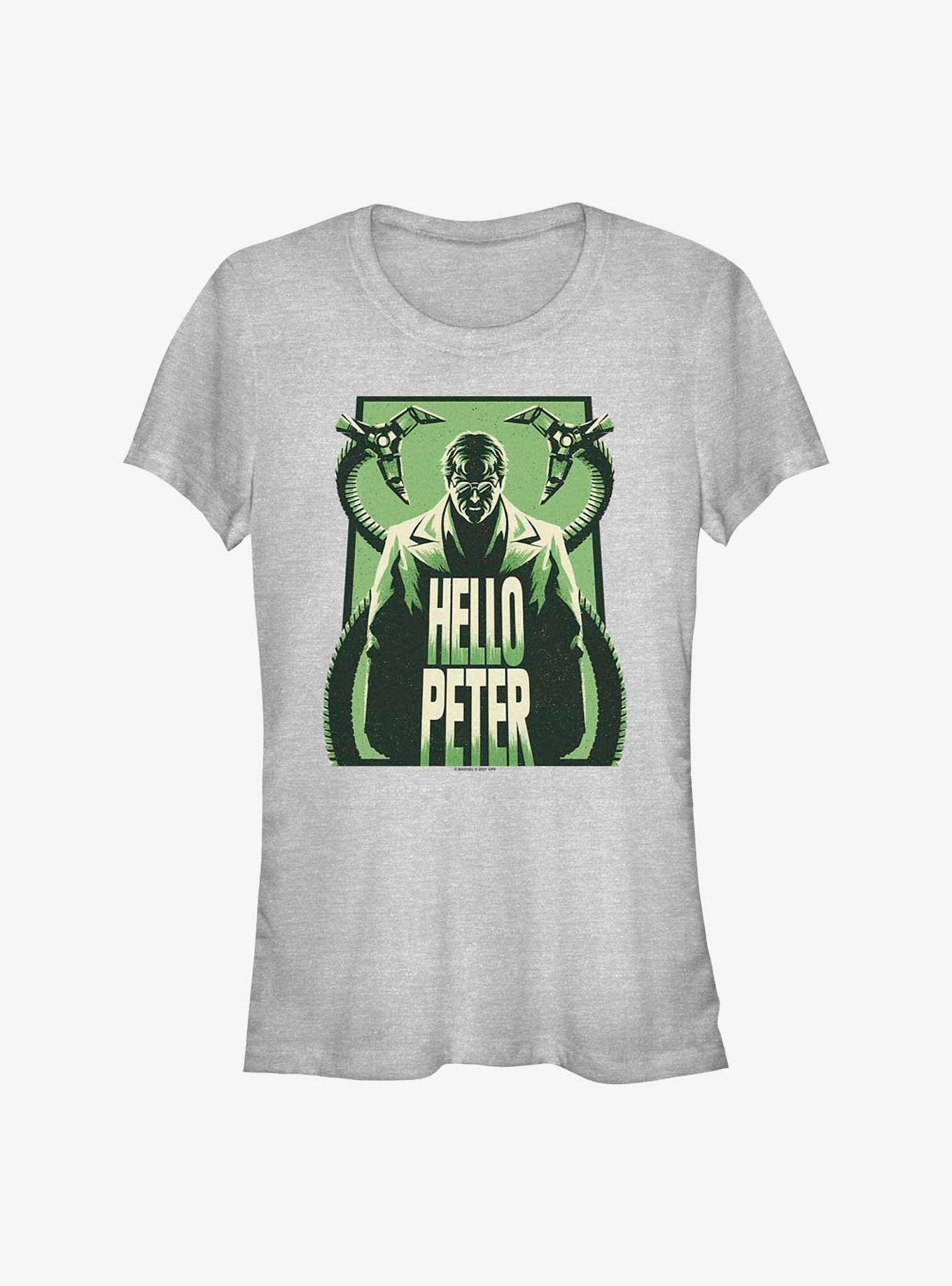 Marvel's Spider-Man Hello Peter Badge Girl's T-Shirt