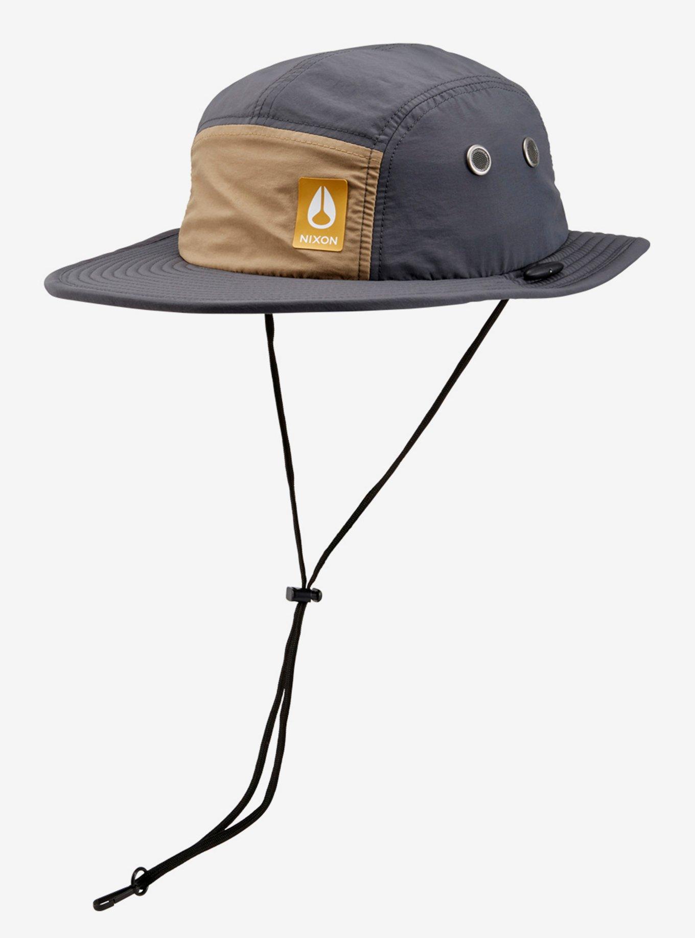 Nixon Narrows Full Brim Bucket Hat Navy Multi, , hi-res