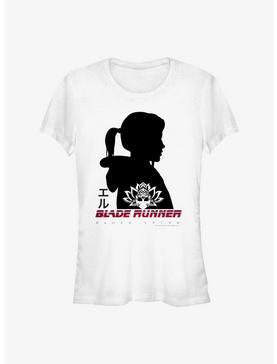 Blade Runner Silhouette Elle Girl's T-Shirt, WHITE, hi-res