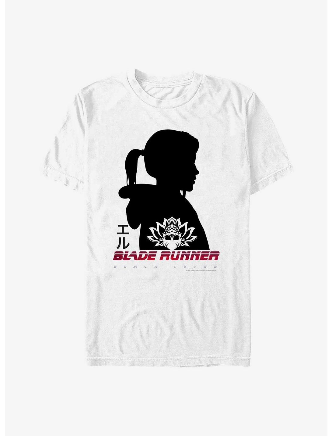Blade Runner Silhouette Elle T-Shirt, WHITE, hi-res