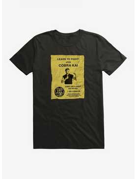 Cobra Kai Learn To Fight Wrinkled Poster T-Shirt, , hi-res