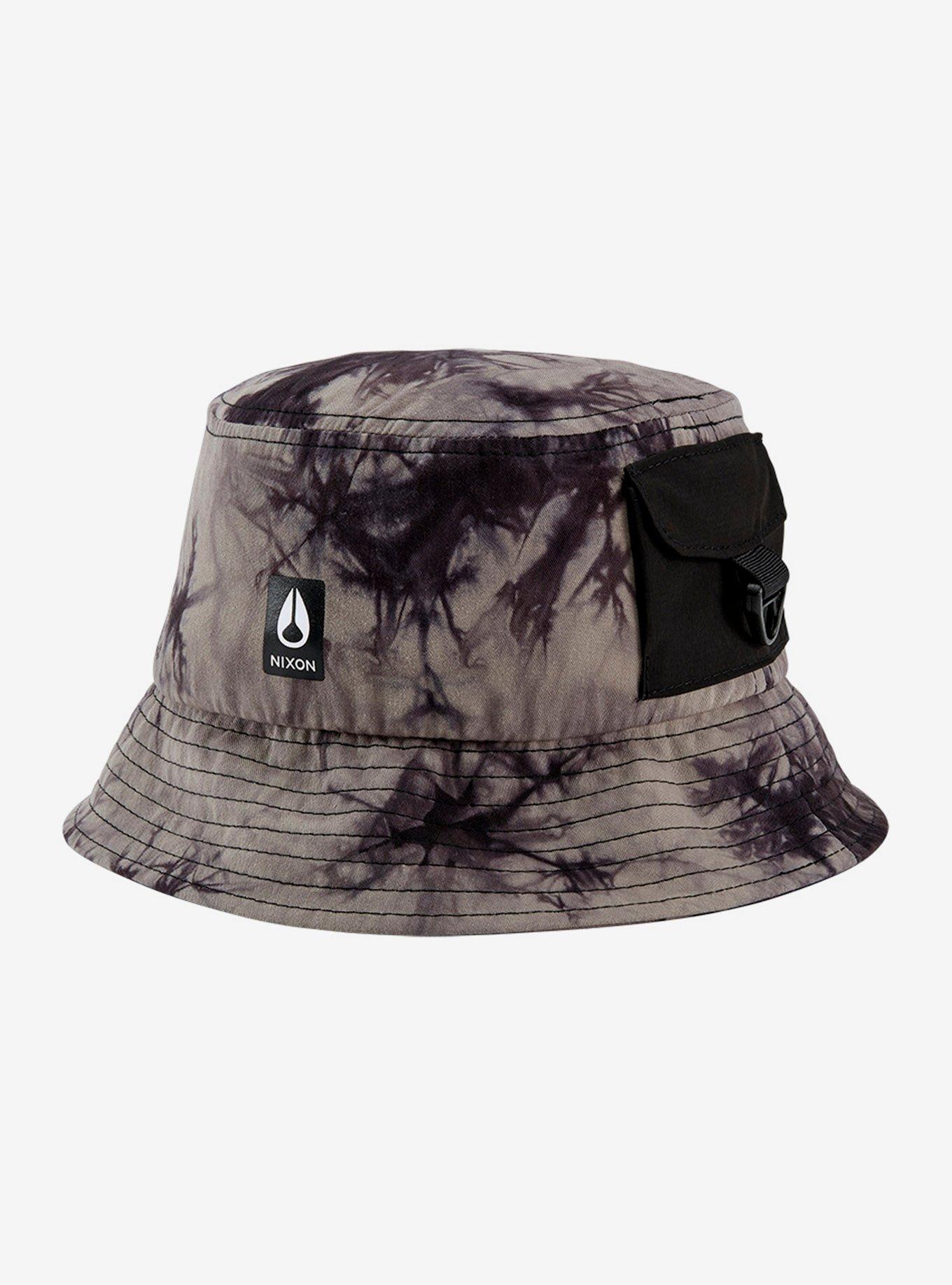 Nixon Trifle Black Bucket Hat, , hi-res