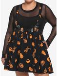 The Nightmare Before Christmas Characters Suspender Skirt Plus Size, MULTI, hi-res