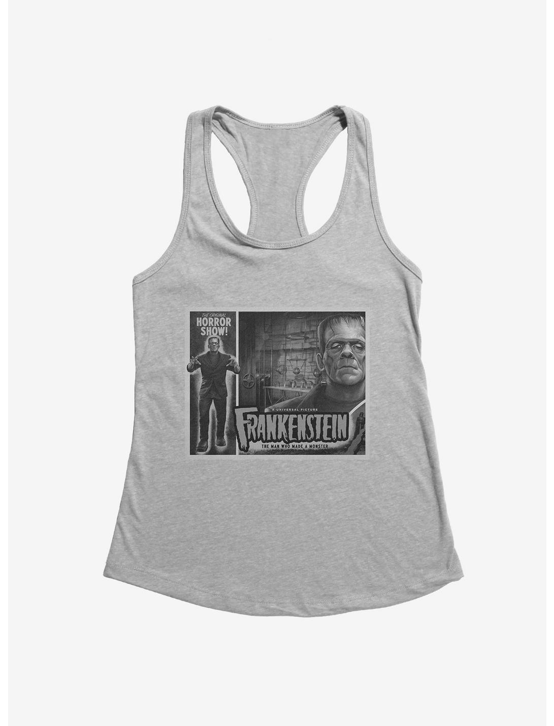 Frankenstein Black & White The Man Who Made A Monster Girls Tank, , hi-res
