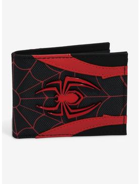 Marvel Spider-Man Miles Morales Spider Logo Bifold Wallet - BoxLunch Exclusive, , hi-res