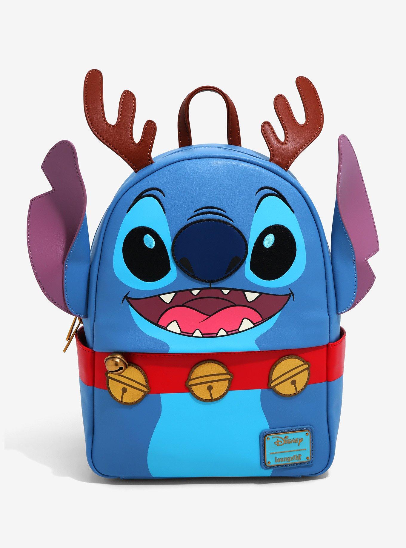 Loungefly Disney Lilo & Stitch Reindeer Stitch Mini Backpack - BoxLunch Exclusive, , hi-res