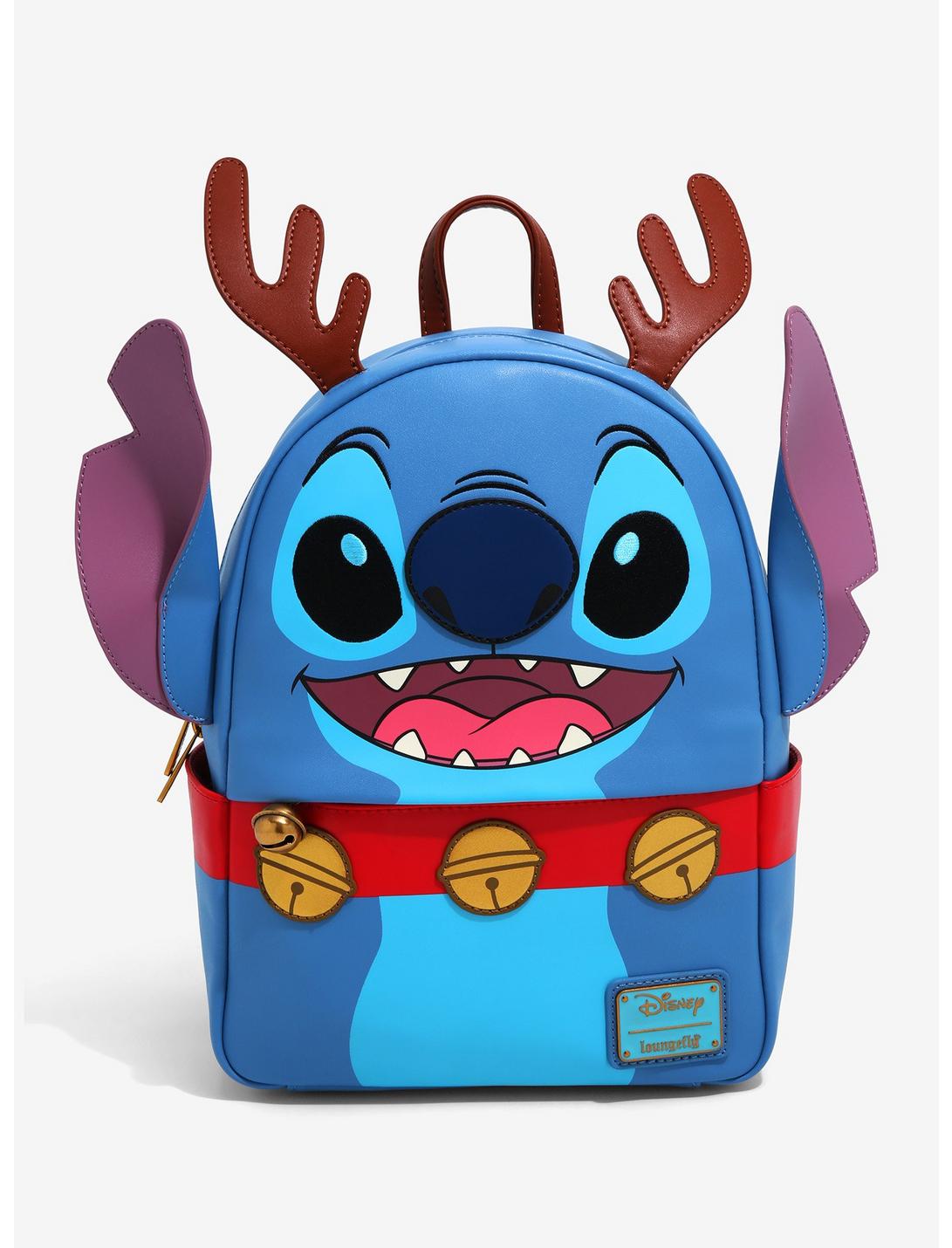 Loungefly Disney Lilo & Stitch Reindeer Stitch Mini Backpack - BoxLunch Exclusive, , hi-res