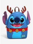 Loungefly Disney Lilo & Stitch Reindeer Stitch Mini Backpack - BoxLunch Exclusive, , hi-res
