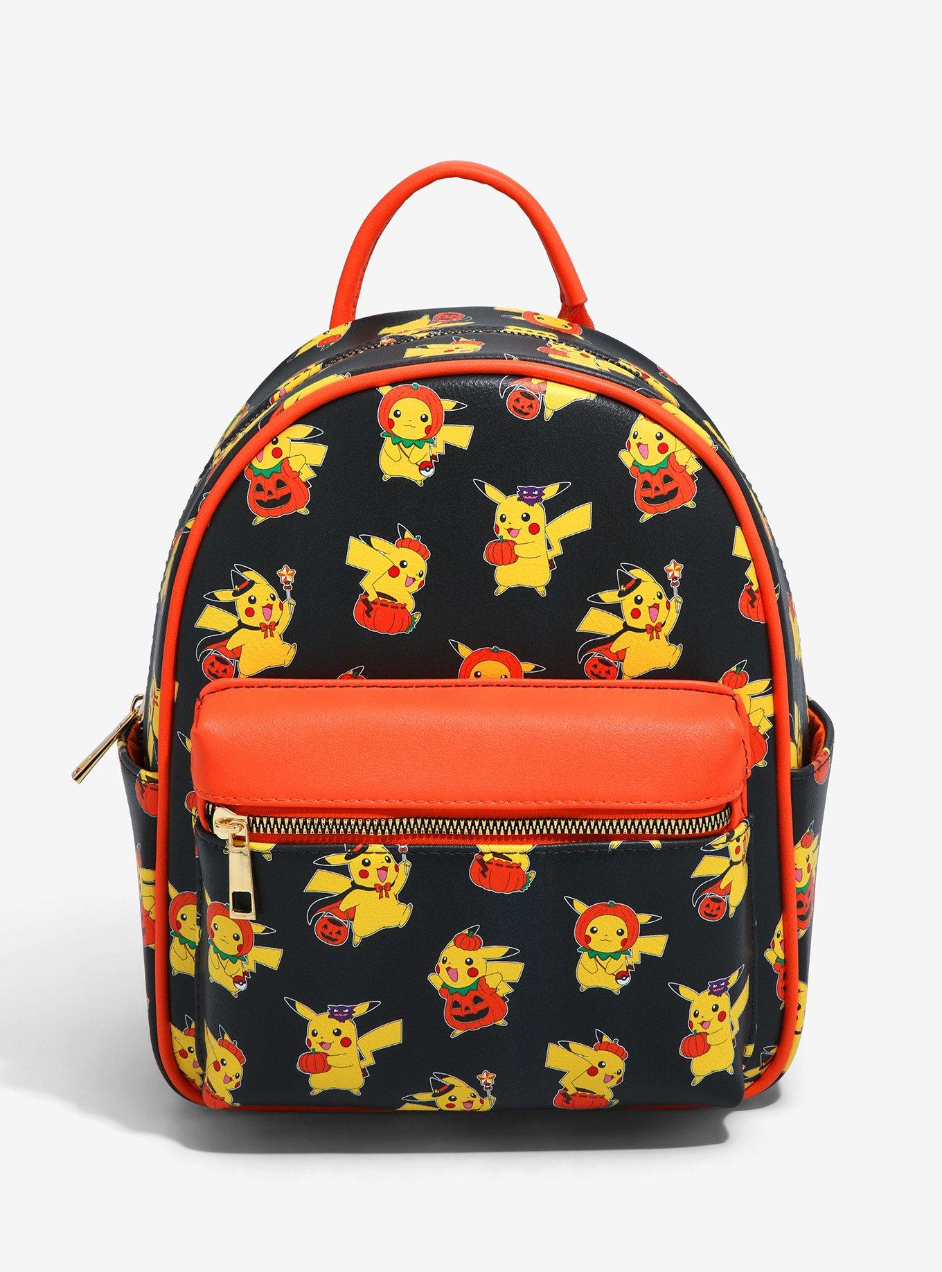 Pokemon Pumpkin Pikachu Mini Backpack & Matching Wallet Set Pikachu & Mimikyu Allover Pokémon Fundamentals Daypack  main image 4