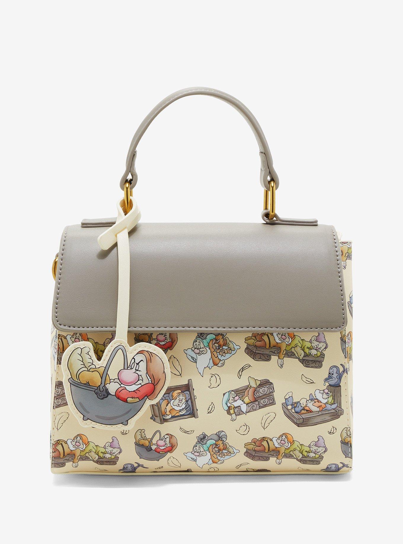 Loungefly Disney Snow White and the Seven Dwarfs Bedtime Allover Print Hand Bag - BoxLunch Exclusive, , hi-res