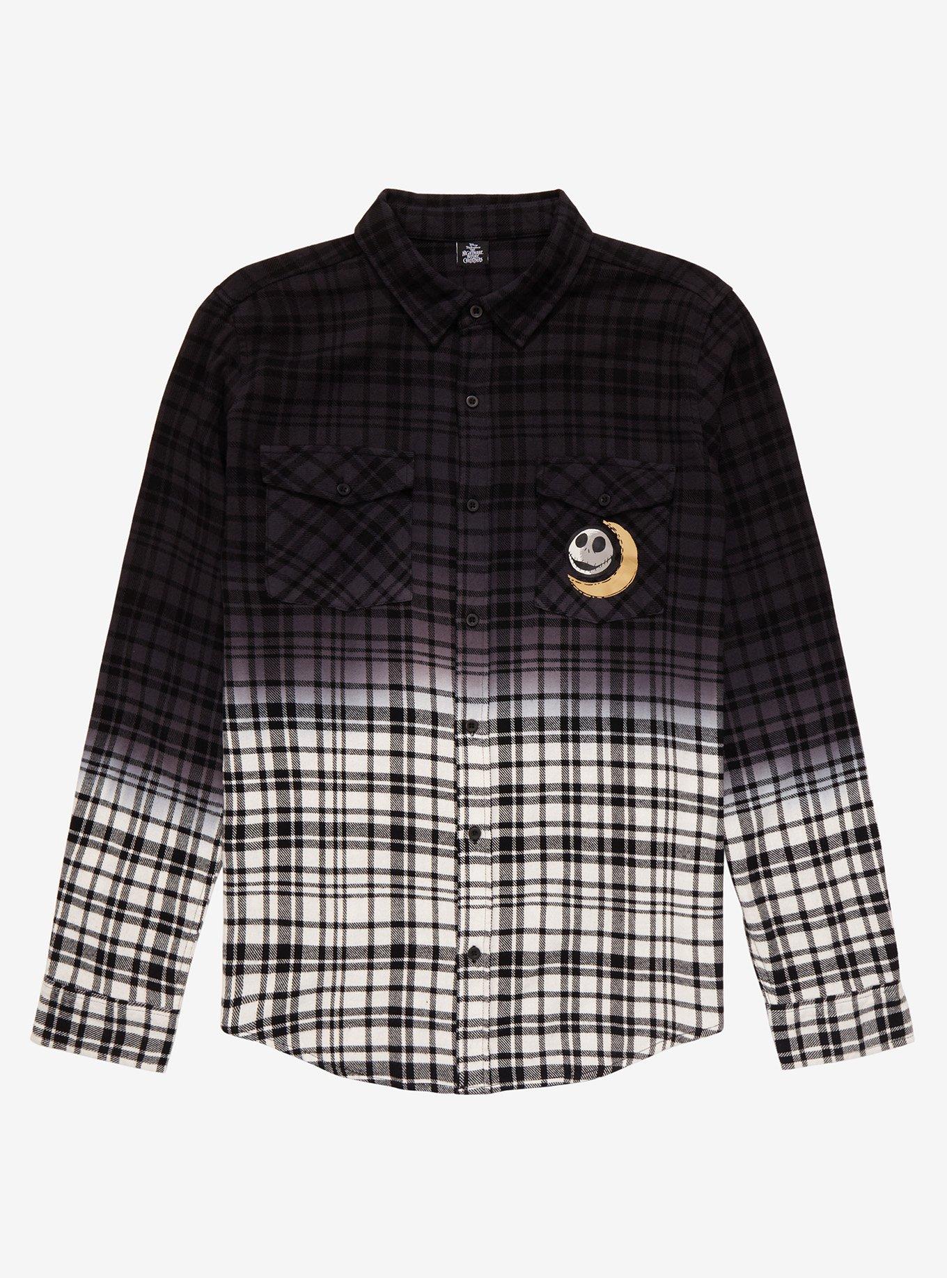 Disney The Nightmare Before Christmas Jack Skellington & Sally Lovers Tarot Card Women&rsquo;s Flannel - BoxLunch Exclusive, MULTI, hi-res