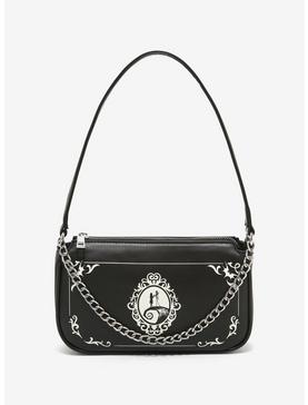 Her Universe The Nightmare Before Christmas Jack & Sally Silhouette Chain Baguette Bag, , hi-res