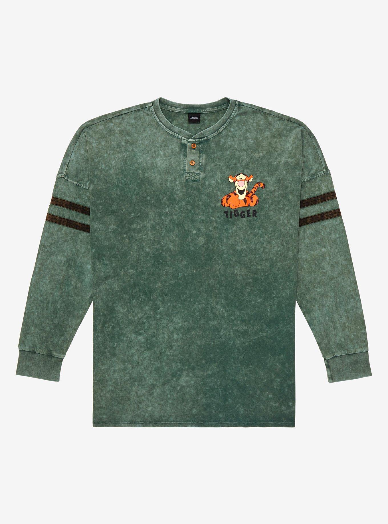 Disney Winnie the Pooh Tigger Henley Hype Jersey - BoxLunch Exclusive , FOREST, hi-res