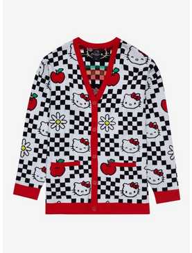 Sanrio Hello Kitty with Apples Women's Plus Sized Cardigan - BoxLunch Exclusive, , hi-res