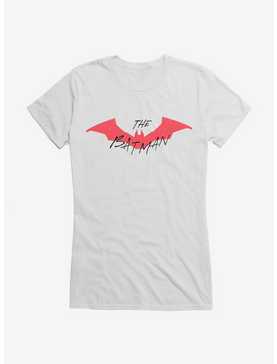 DC Comics Batman Solid Red Bat Girls T-shirt, , hi-res