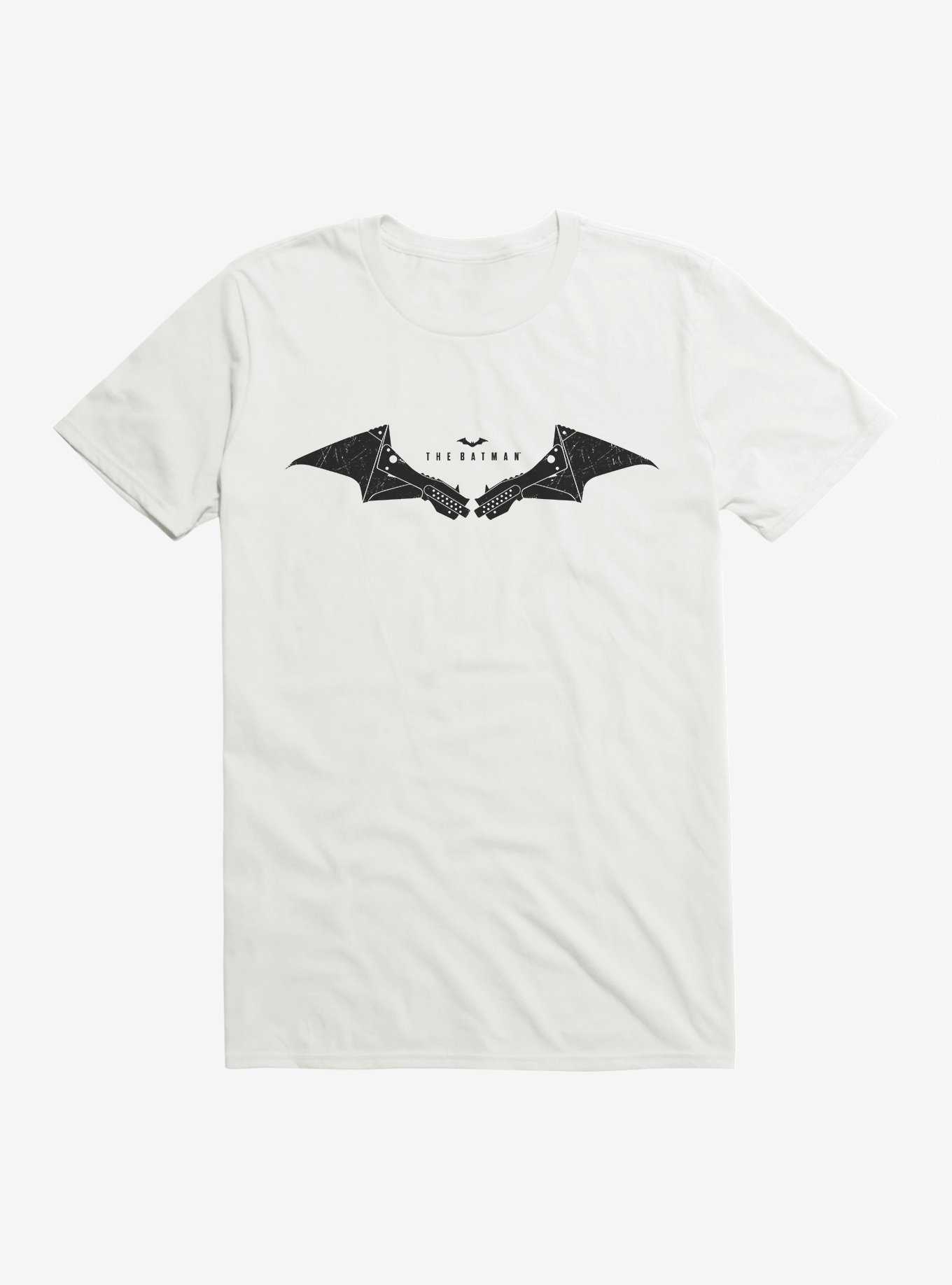 DC Comics The Batman Center Bat T-Shirt, WHITE, hi-res