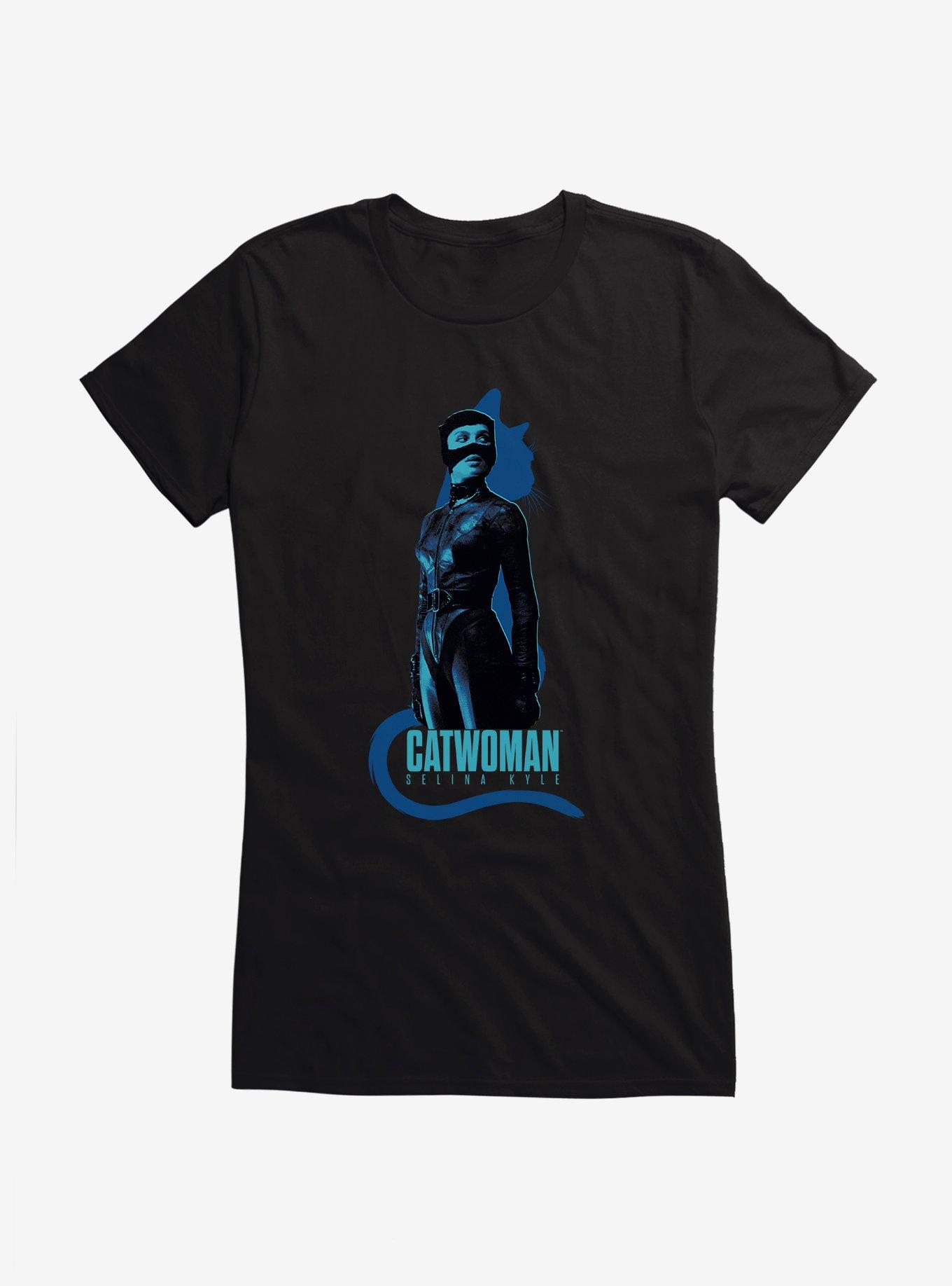 DC Comics The Batman Cat Woman Tail Girl's T-Shirt