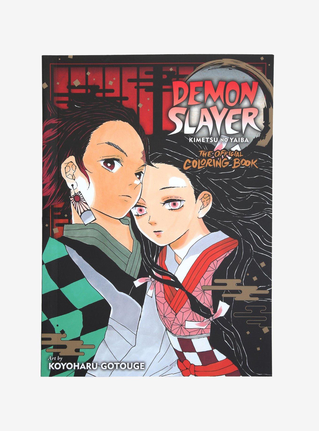 Demon Slayer Kimetsu No Yaiba The Official Coloring Book Hot Topic