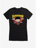 Superman Chibi Girl's T-Shirt, BLACK, hi-res