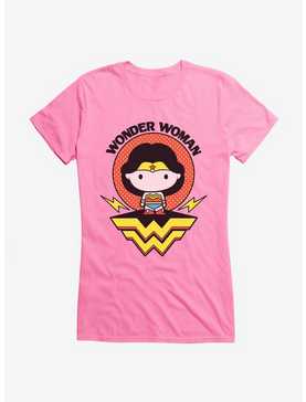 Wonder Woman Chibi Girl's T-Shirt, CHARITY PINK, hi-res