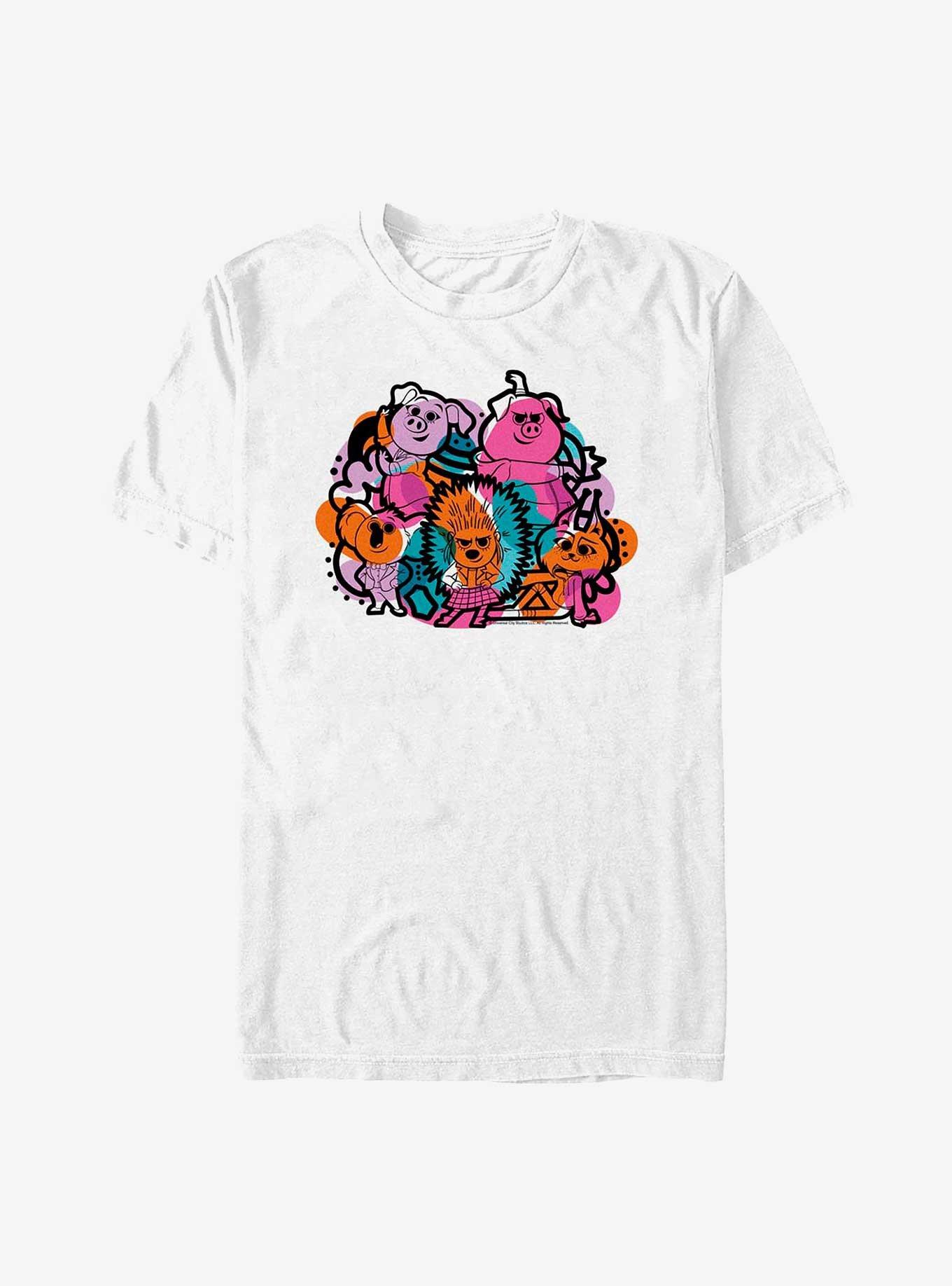 Sing Name Stack And Faces Women's T-Shirt, BLACK, hi-res