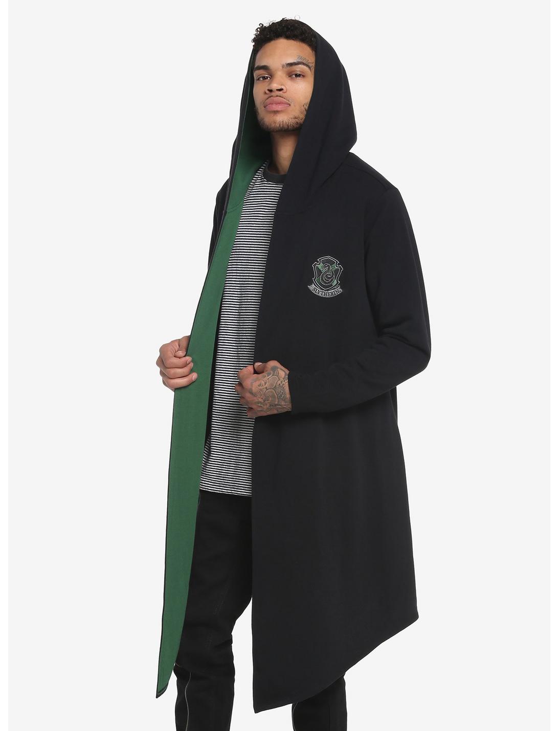 Harry Potter Slytherin Hooded Cloak, BLACK, hi-res