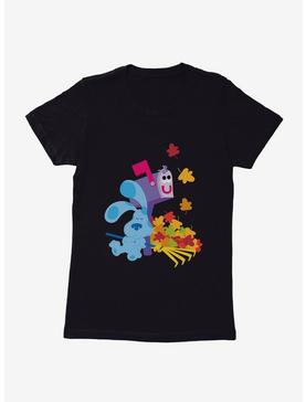 Blue's Clues Mailbox And Blue Autumn Leaves Womens T-Shirt, , hi-res