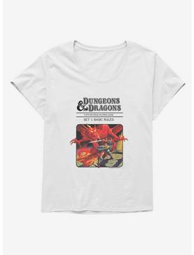 Dungeons & Dragons Vintage Dragon and the Knight Womens T-Shirt Plus Size, , hi-res