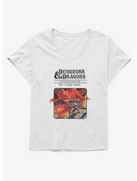 Dungeons & Dragons Vintage Dragon and the Knight Womens T-Shirt Plus Size, , hi-res