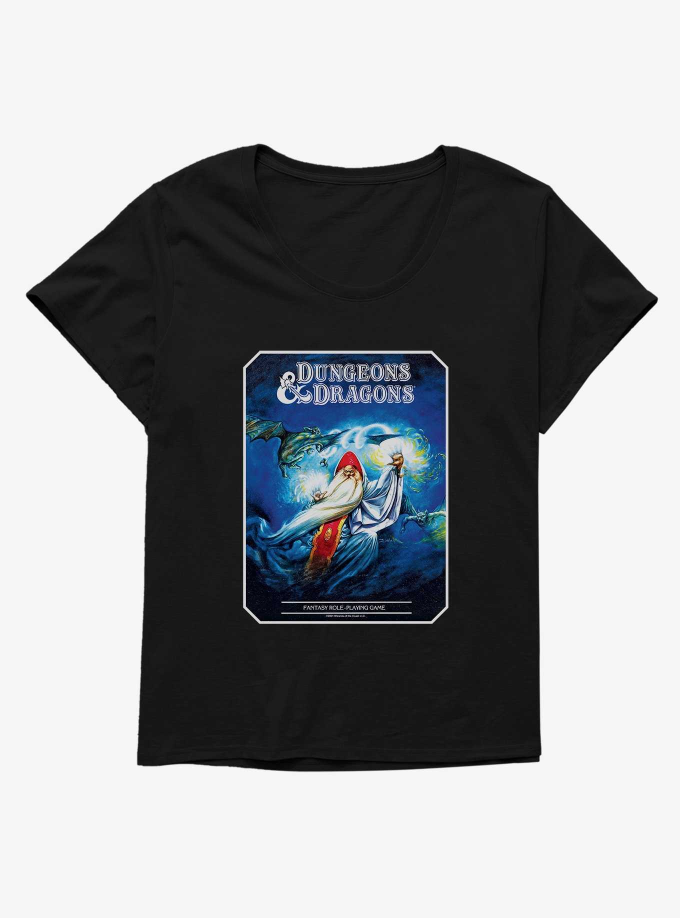 Dungeons & Dragons Vintage Warlock Womens T-Shirt Plus Size, , hi-res