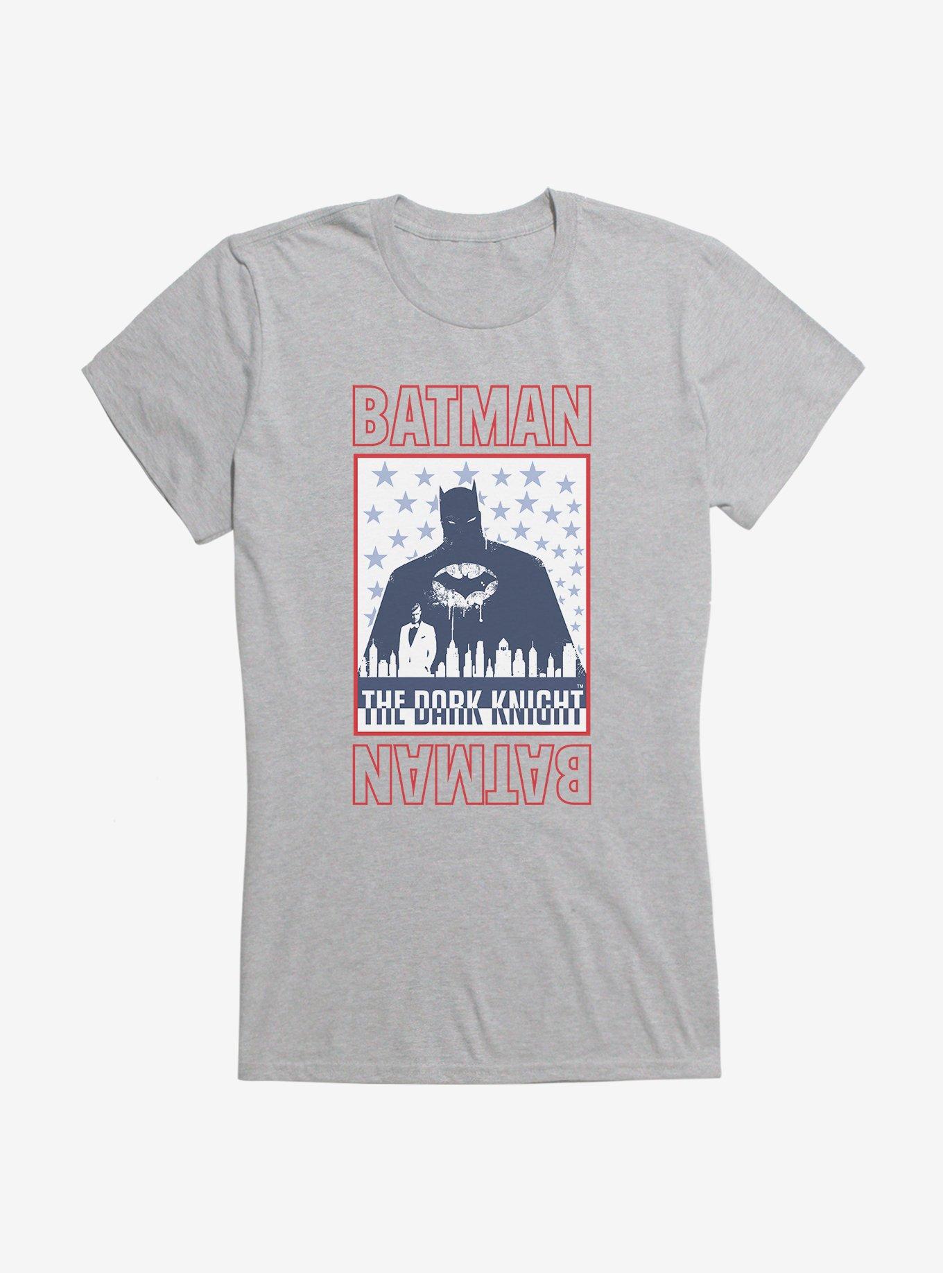 DC Comics The Batman The Dark Knight Girl's T-Shirt, HEATHER, hi-res