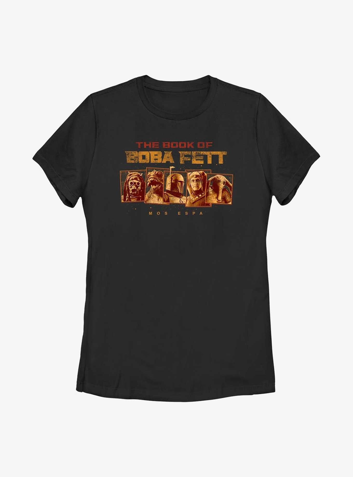 Star Wars The Book Of Boba Fett Mos Espa Womens T-Shirt, BLACK, hi-res