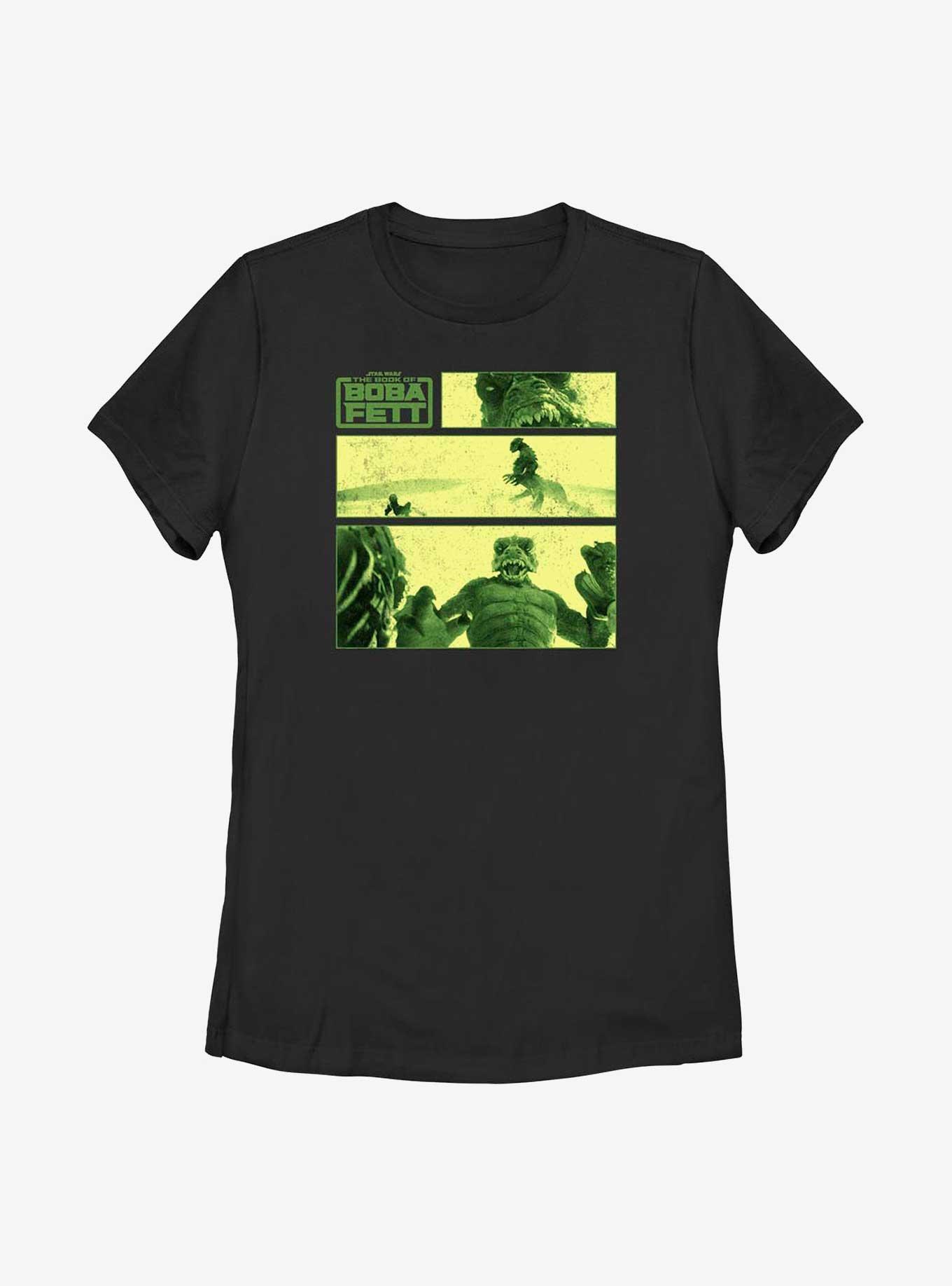 Star Wars The Book Of Boba Fett Story Panels Womens T-Shirt, , hi-res