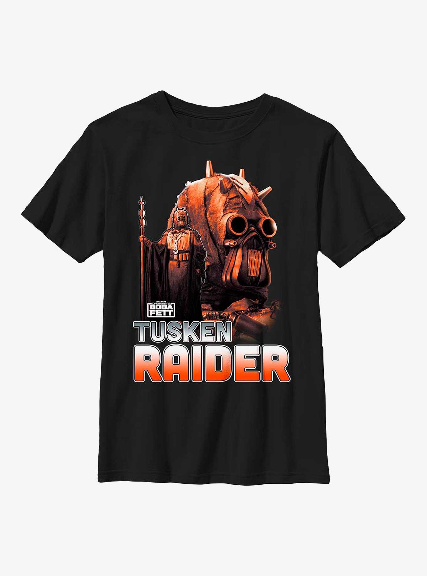 Star Wars The Book Of Boba Fett Tusken Raider Youth T-Shirt, BLACK, hi-res