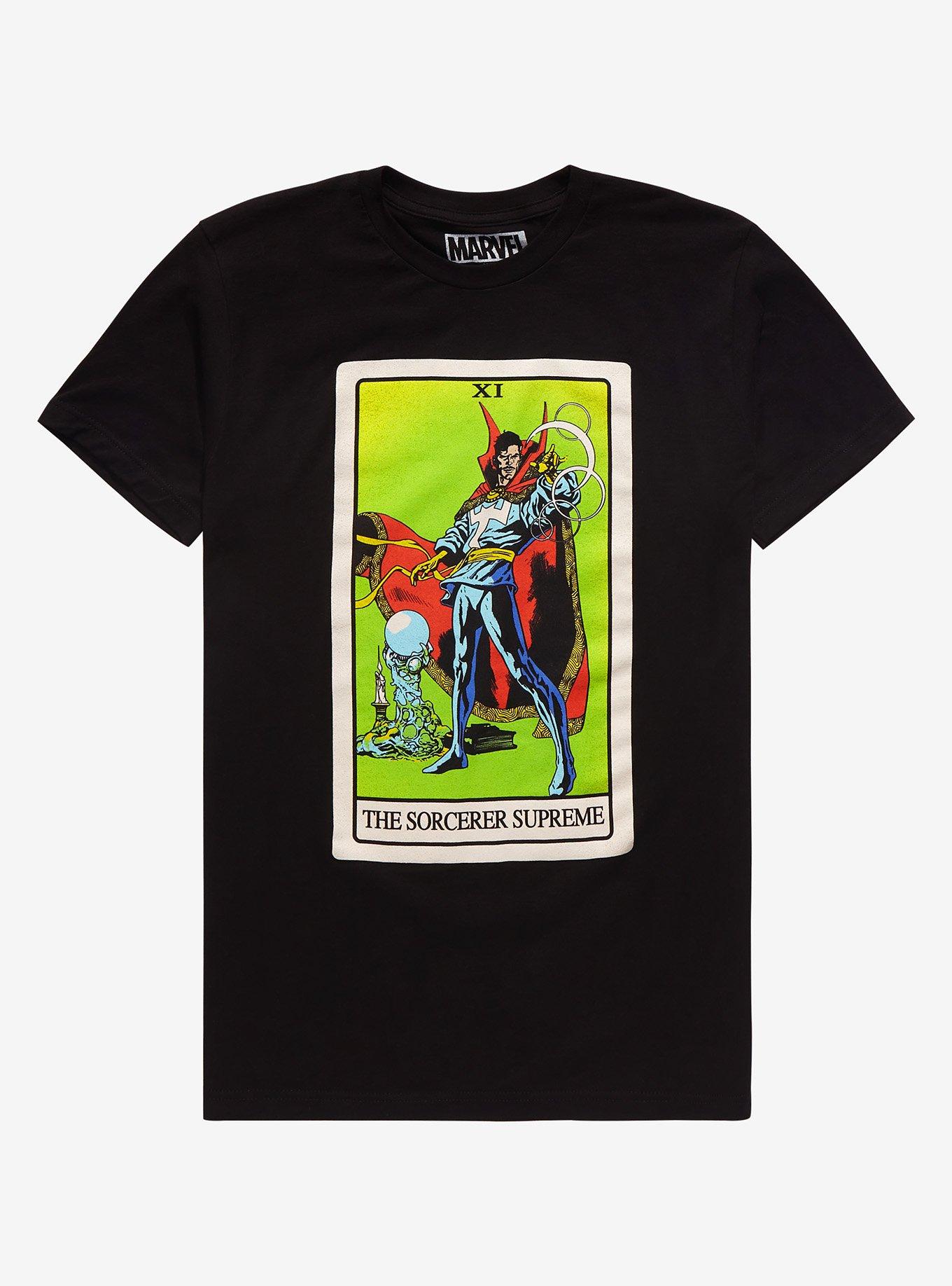 Boy's Marvel Doctor Strange Sorcerer Supreme T-Shirt - Black - X Large