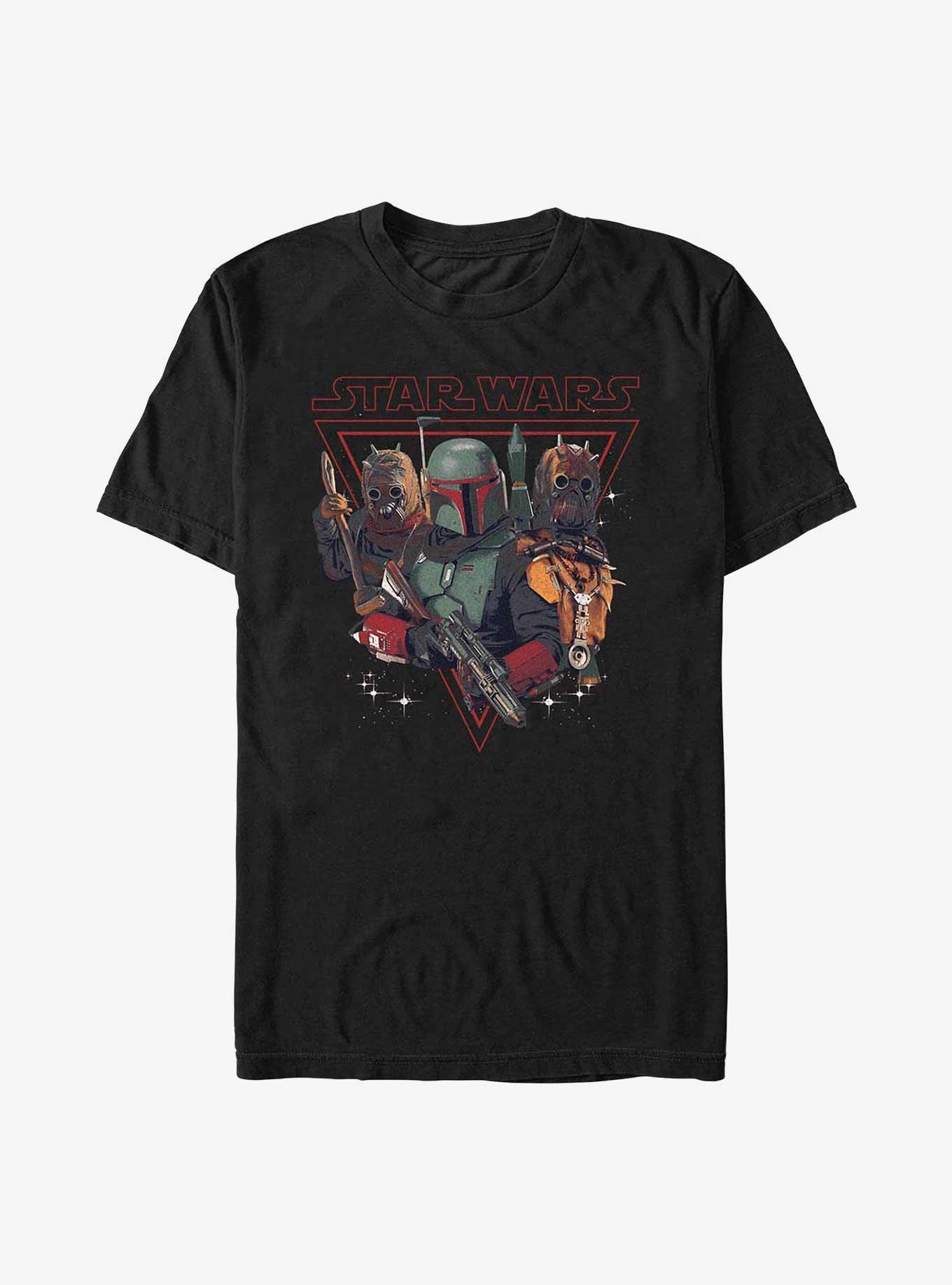 Star Wars The Book Of Boba Fett Bounty Hunting T-Shirt, BLACK, hi-res