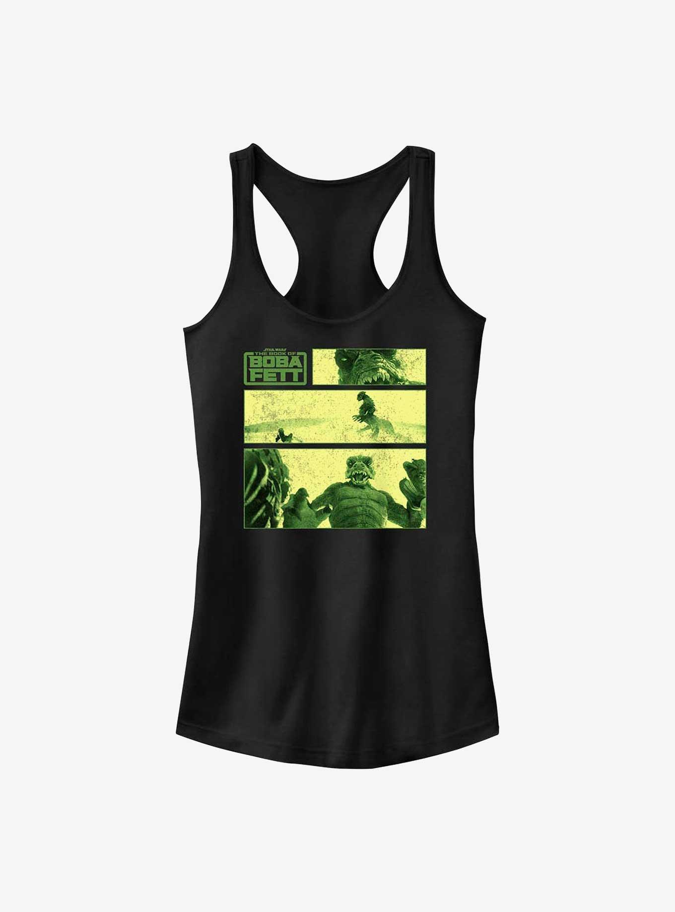 Star Wars The Book Of Boba Fett Story Panels Girls Tank Top, , hi-res