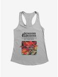 Dungeons & Dragons Vintage Dragon and the Knight Womens Tank Top, , hi-res