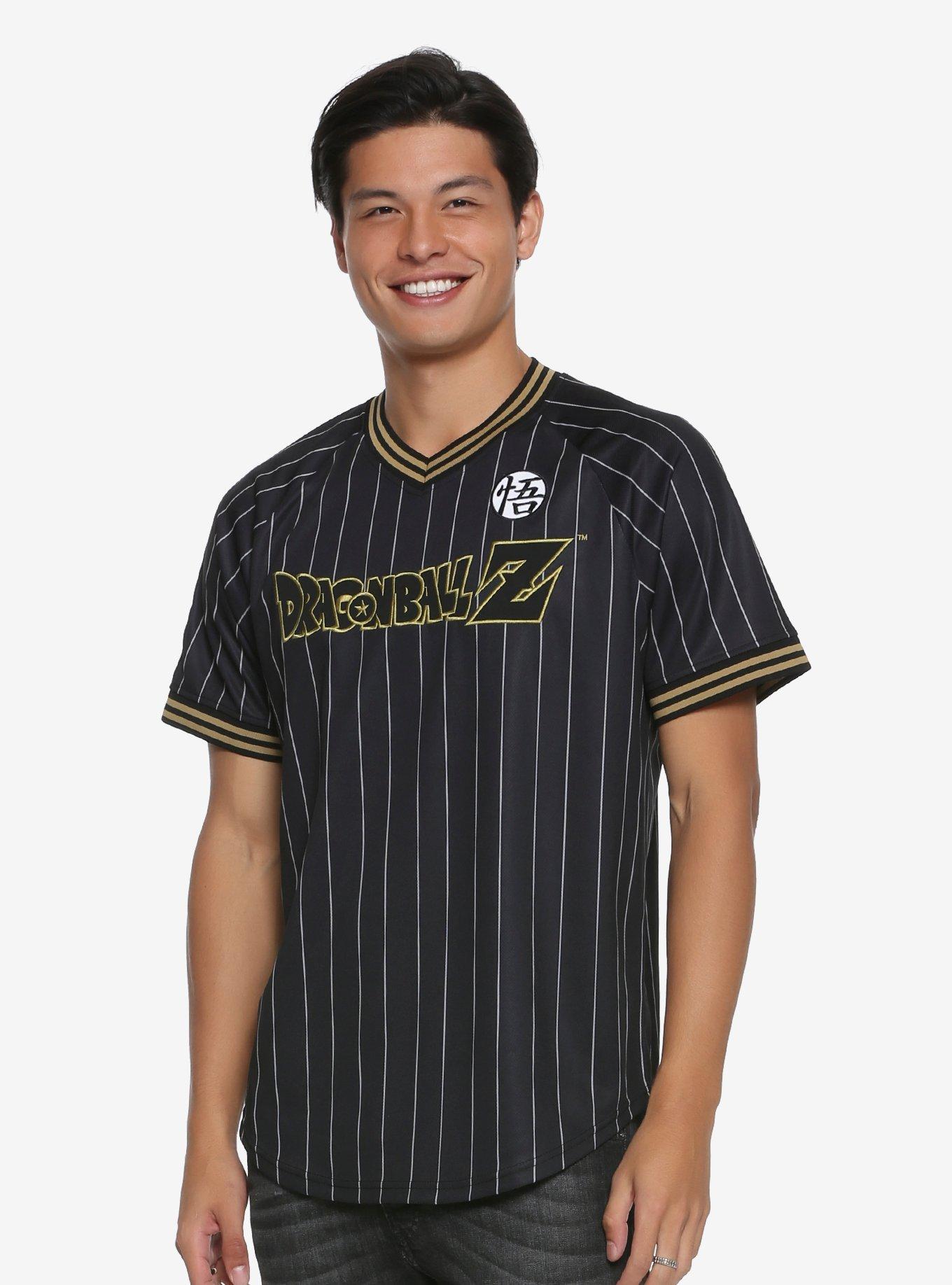 Dragon Ball Z Goku Soccer Jersey - BoxLunch Exclusive, BLACK, hi-res