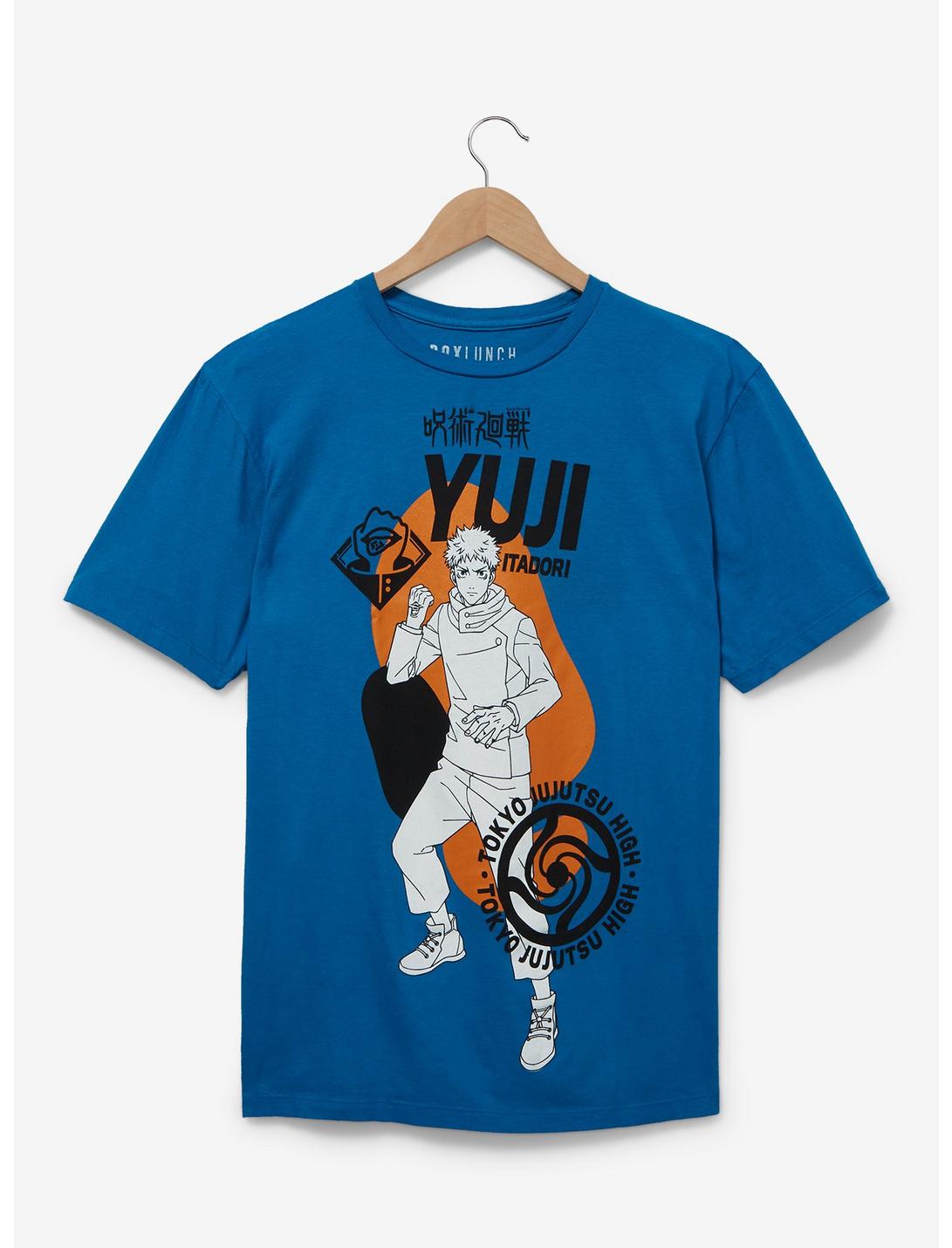 Jujutsu Kaisen Yuji Itadori Tonal Icons T-Shirt —BoxLunch Exclusive, ROYAL, hi-res