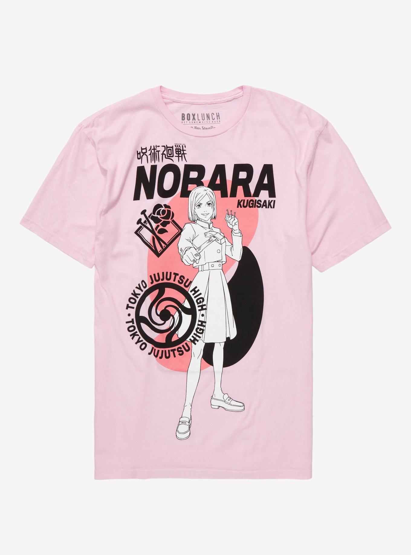 Jujutsu Kaisen Nobara Kugisaki Tonal Portrait T-Shirt - BoxLunch Exclusive, LIGHT PINK, hi-res