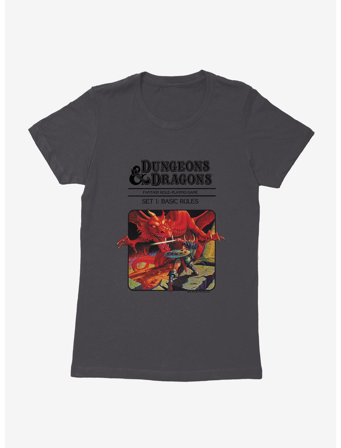 Dungeons & Dragons Vintage Dragon and the Knight Womens T-Shirt, , hi-res