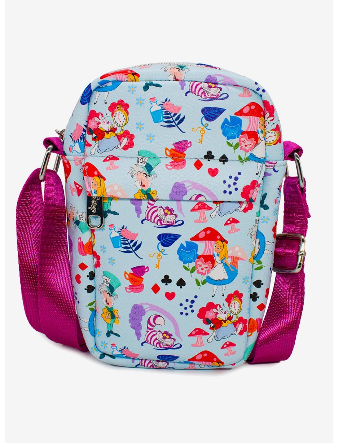 Disney Alice in Wonderland Allover Print 16" Girls Large Backpack