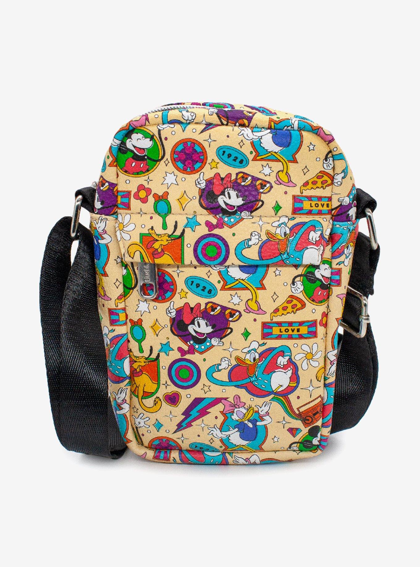 Disney Mickey Mouse and Friends Vegan Leather Crossbody Bag