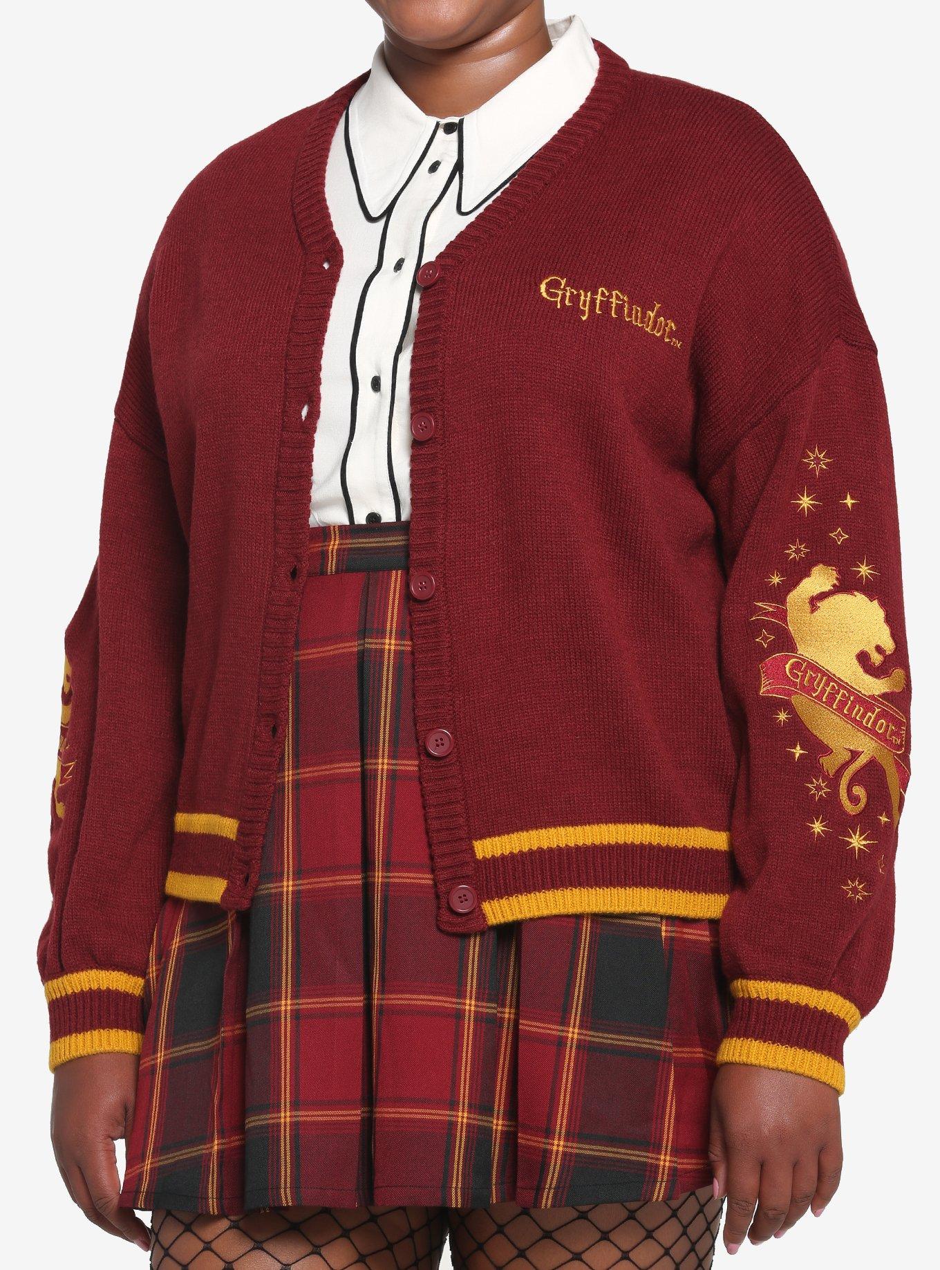 Harry Potter Gryffindor Skimmer Cardigan Plus Size Her Universe