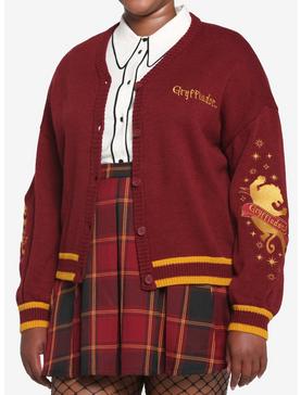 Harry Potter Gryffindor Skimmer Cardigan Plus Size, , hi-res