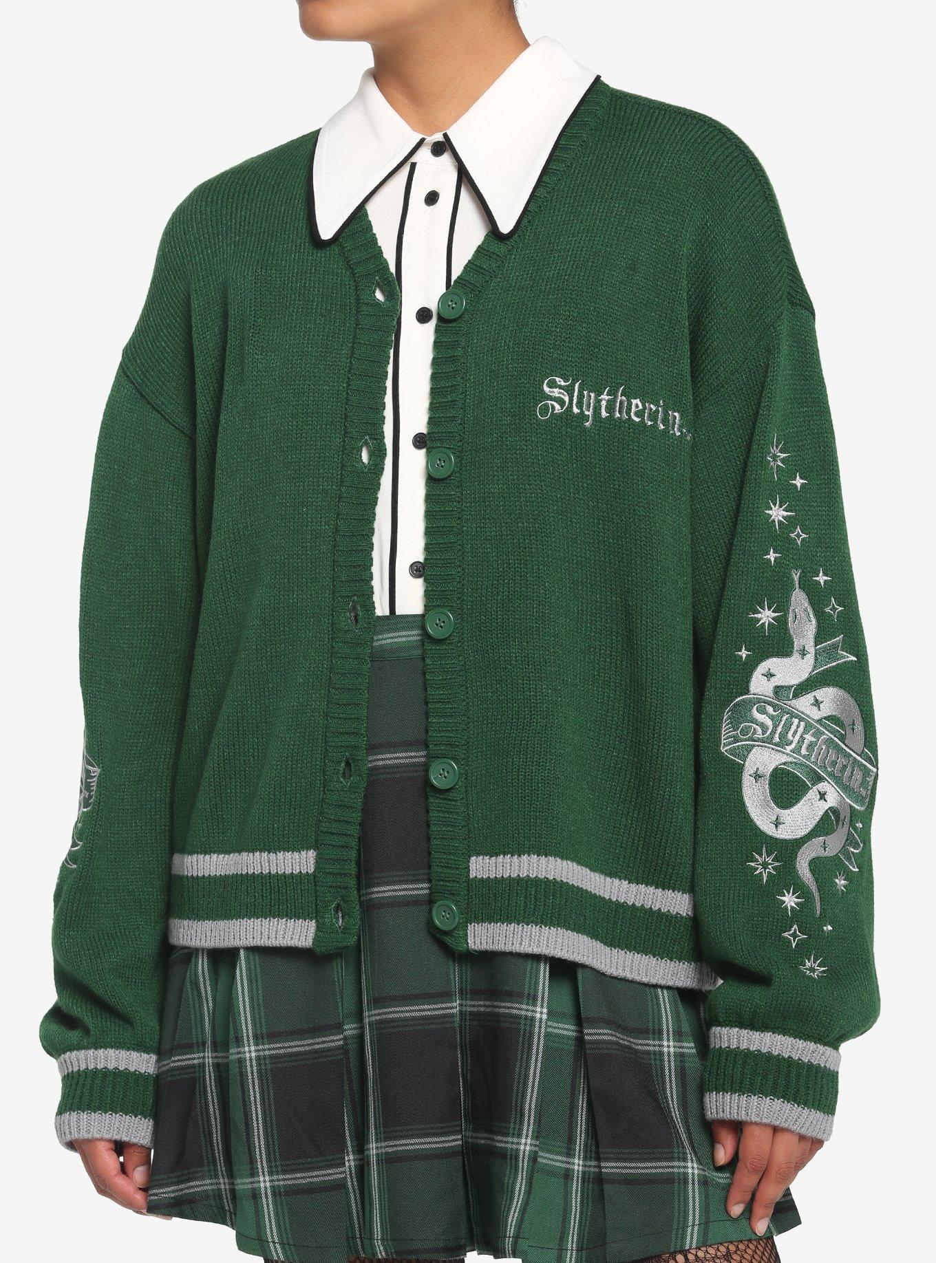 Harry Potter Slytherin Skimmer Girls Cardigan