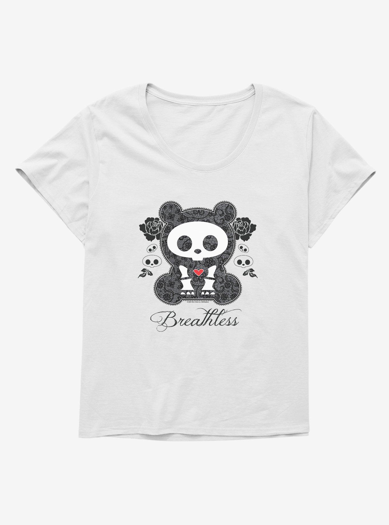 Skelanimals Breathless Girls T-Shirt Plus Size, WHITE, hi-res