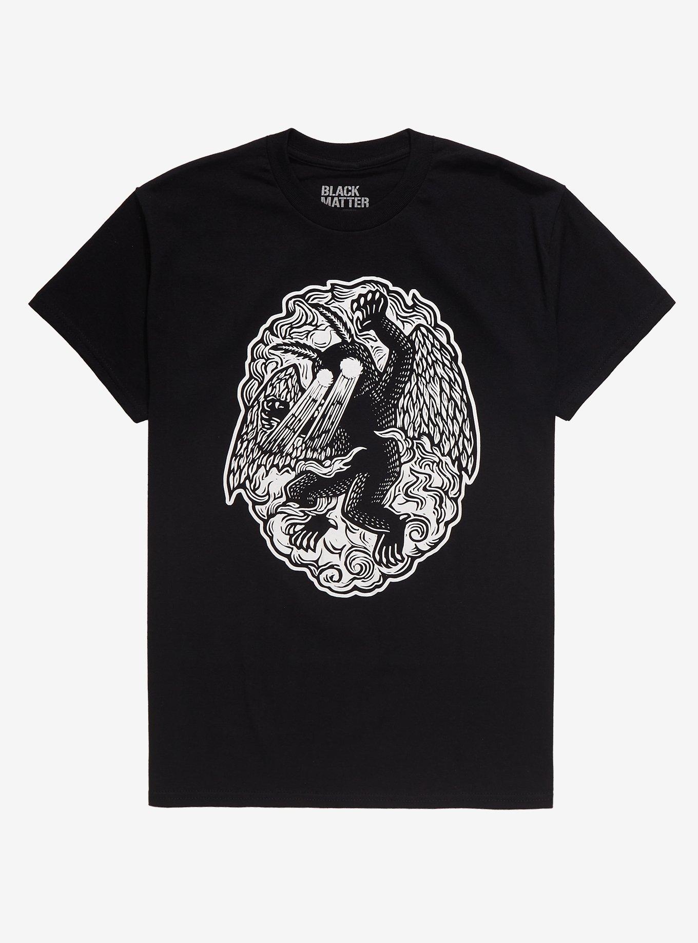 Mothman Return T-Shirt By Brian Reedy, BLACK, hi-res