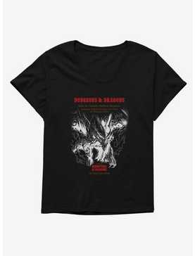 Dungeons & Dragons White Box Dragon and Flames Womens T-Shirt Plus Size, , hi-res
